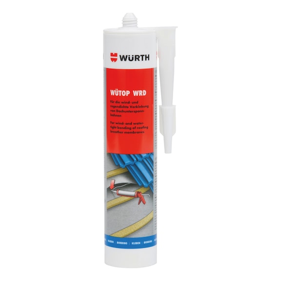 Klebstoff WÜTOP<SUP>®</SUP> WRD für wind- und regendichte Verklebungen von Dachunterspannbahnen sowie für Nagelabdichtungen - 1