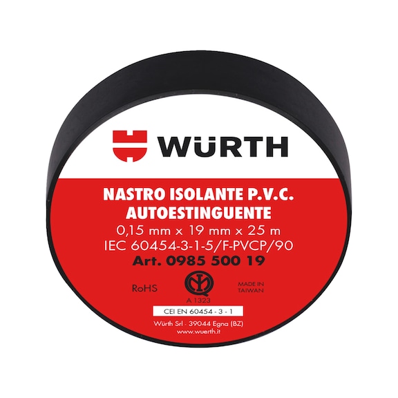 Nastro isolante HIGH QUALITY - NASTRO ISOL.PVC IMQ NERO    19MMX25M