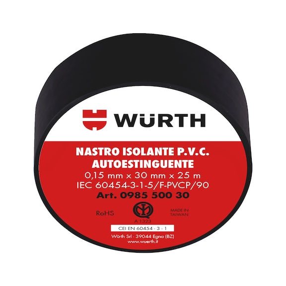 Nastro isolante HIGH QUALITY - NASTRO ISOL.PVC IMQ NERO    30MMX25M