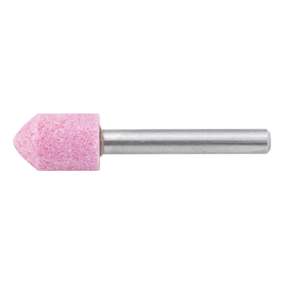 特种熔融氧化铝打磨头，粉色 - 锥体刚玉磨头-S6MM-D13-WL20MM