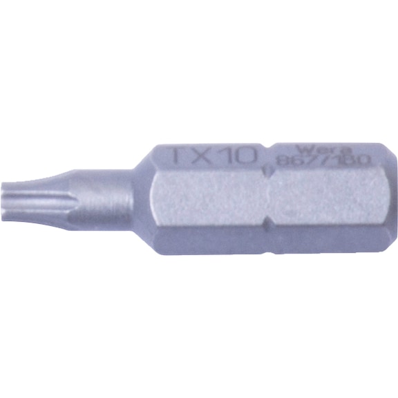 TX-bit C 6,3 (1/4") med hul - TX BITS 1/4 M/HUL      TX 10