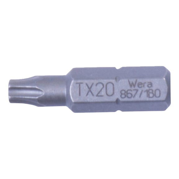 TX-bit C 6,3 (1/4") med hul - TX BITS 1/4 M/HUL      TX 20