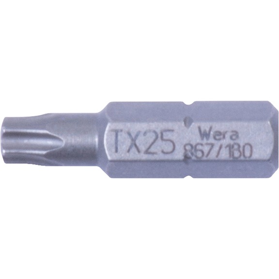 TX-bit C 6,3 (1/4") med hul - TX BITS 1/4 M/HUL      TX 25