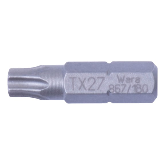 TX-bit C 6,3 (1/4") med hul - TX BITS 1/4 M/HUL      TX 27