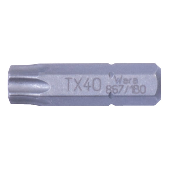 TX-bit C 6,3 (1/4") med hul - TX BITS 1/4 M/HUL      TX 40