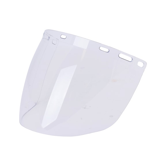 Curved grinder protection shield