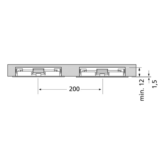 Recessed LED light EBL-24-14 For recessed installation - 4
