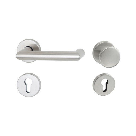 A 507 FS Click door handle - DH-A2-A507/FS-CLICK-CH-ROS-CK-L/R-MATT