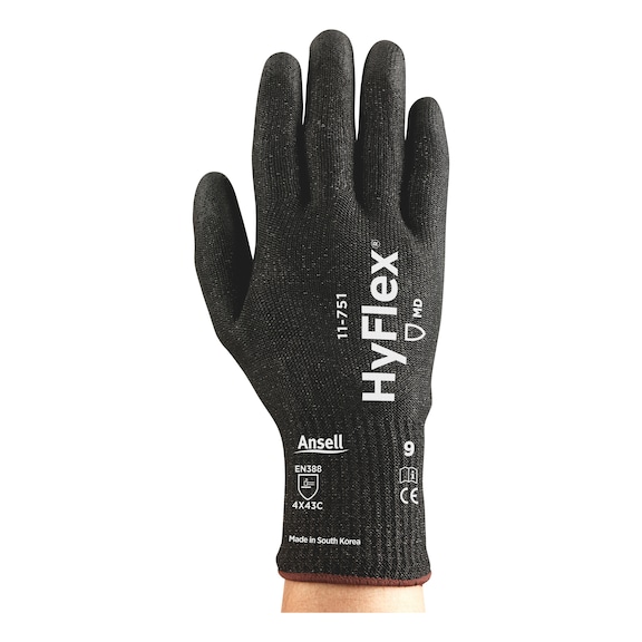 Cut protection glove - PROTGLOV-ANSELL-HYFLEX-11-751-SZ6