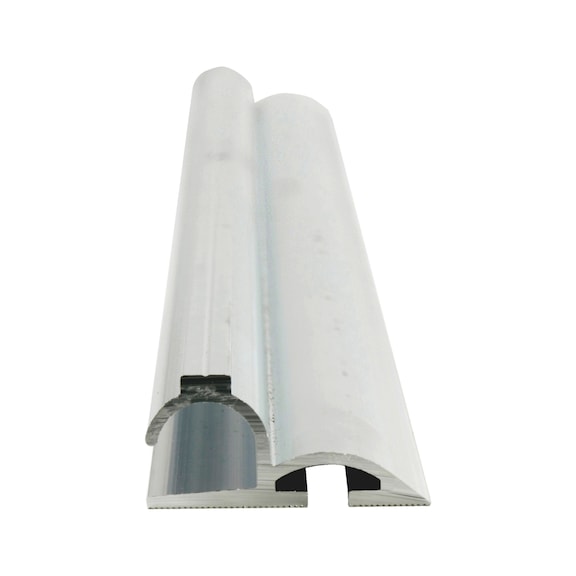 Mud flap fixing profile, aluminium