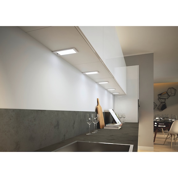 LED-Unterbauleuchte UBL-24-5-MS mit Schalter, zum Anschrauben - 4