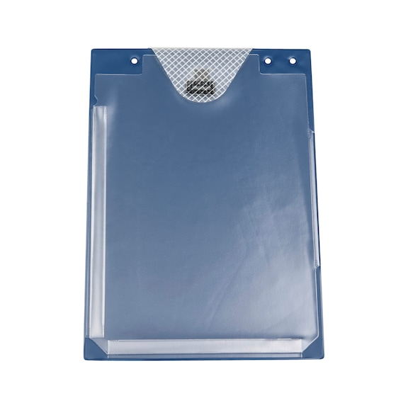 Order protector with rip-tape and hinge - PROTPOKT-FOR-ORDER-HOKLP-FOLD-BLUE