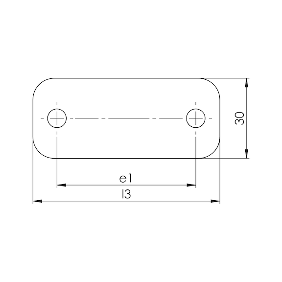 Deckplatte DP W.TEC<SUP>®</SUP>DUCTING CLAMP - Leichte Baureihe - 2