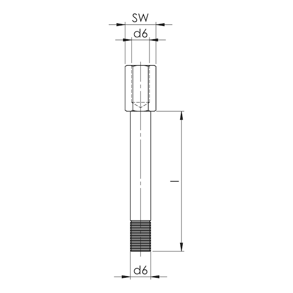 Aufbauschraube AS W.TEC<SUP>®</SUP>DUCTING CLAMP - Doppelte Baureihe - 2