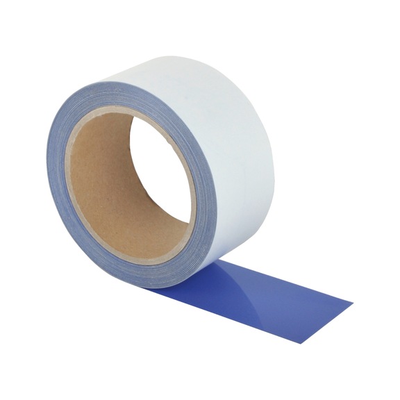 Floor marking adhesive tape For food-processing areas and hygiene zones - FLRMARKTPE-SA-INSIDE-BLUE-75MMX15M