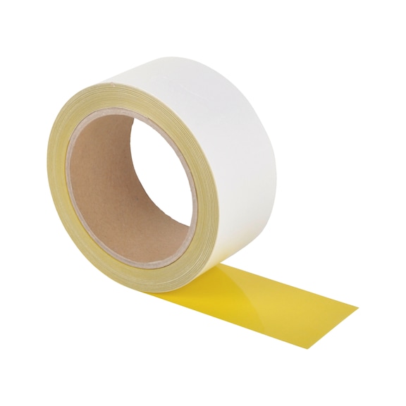 Floor marking adhesive tape, self-adhesive, inner