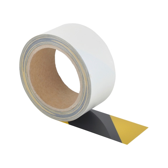 Warning adhesive tape for food areas and hygiene zones