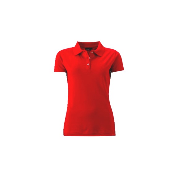 Polo de travail pour femmes JN356 - DA-POLOSHIRT-JN356-ROT-M-SPC