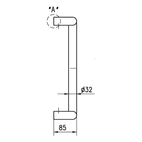 Pull handle ST/A320 - 3