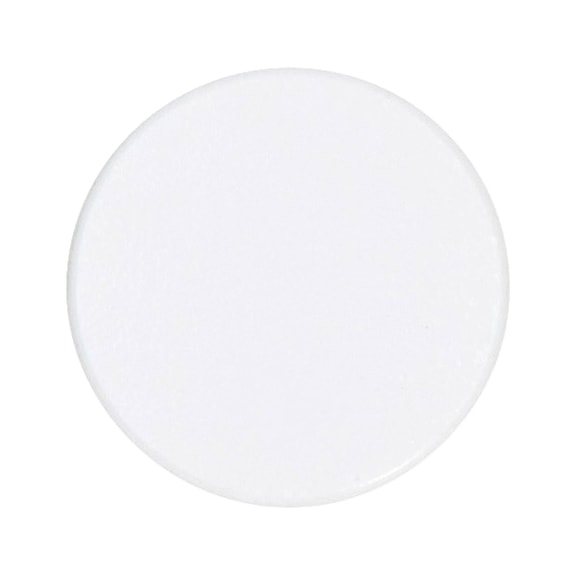 Stick-on cover cap - CAP-ABS-SA-WHITE-D13MM