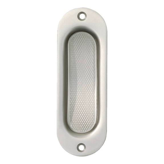 Sliding door shell-type handle oval - AY-INRT-SLIDDRFITT-ALU-OVAL-F9/(A2-OPT)
