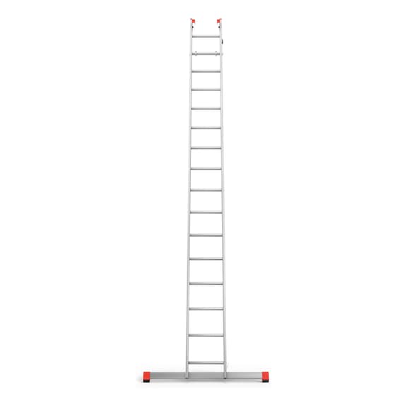 Lower ladder section For aluminium rope-operated ladders