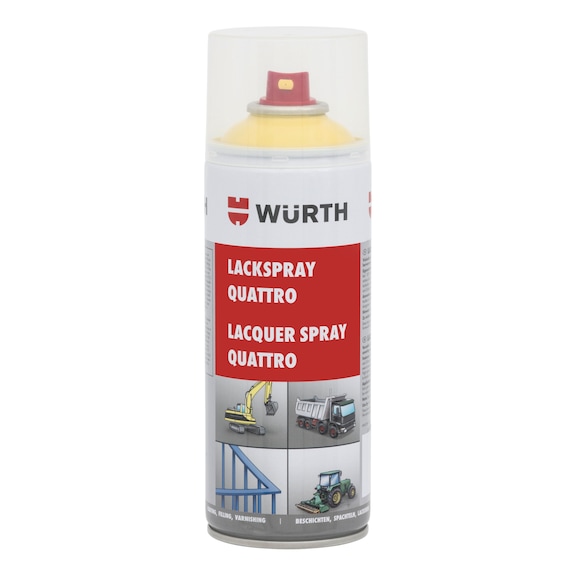 Paint spray Quattro - PNTSPR-QUATTRO-R1018-ZINC YELLOW-400ML