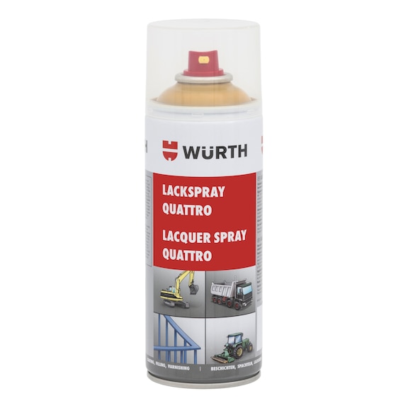 Lackspray Quattro - LKSPR-QUATTRO-R1027-CURRYGELB-400ML