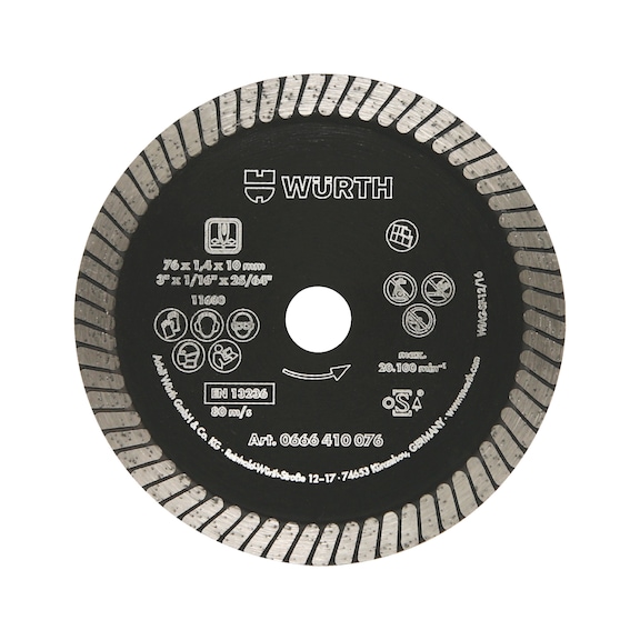 Diamond cutting disc tiles SP TG 12-A