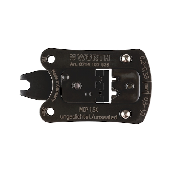 Werkzeugkopf kleine Bauform für Crimpzange - WZGKPF-F.CRIMPZANG-(0,2-1,0QMM)-(MCP1,5)