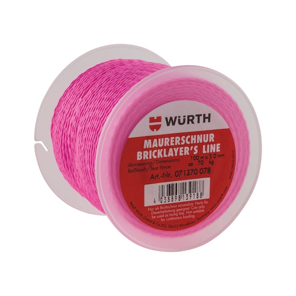 Bricklayer cord - Pink - D2.0MM-L100M