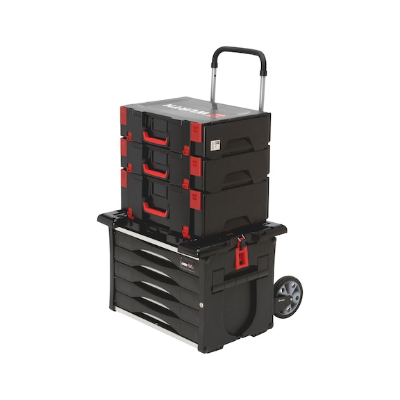 System transport trolley Can be used for ORSY<SUP>®</SUP> system cases in sizes 8.4 and 4.4 and ORSY<SUP>®</SUP>BULL - 5