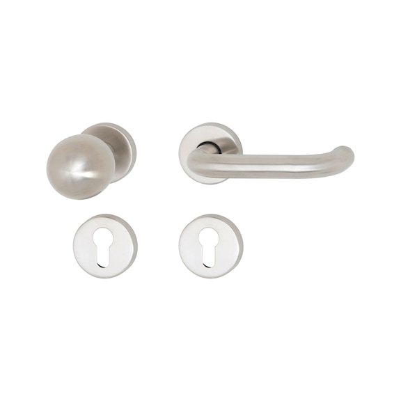 A 402 door handle - DH-A2-A402-CH-ROS-CK-L-MATT