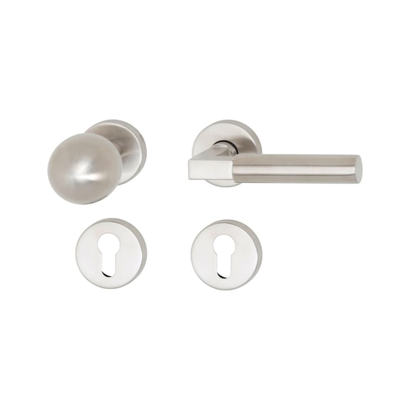 A 409 door handle - DH-A2-A409-CH-ROS-CK-R-MATT