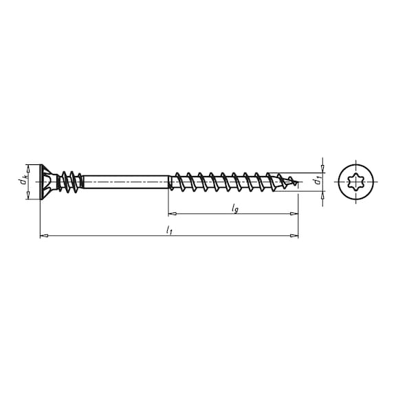 ASSY<SUP>®</SUP> 3.0 P chipboard screw - 2