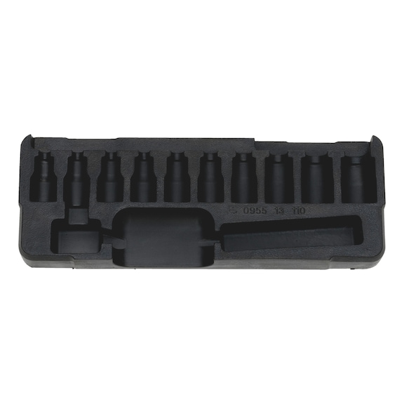 Hard foam insert For 1/2 inch socket wrench assortment - FMINRT-(096513 110)