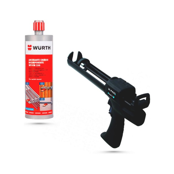 LOT MORTIER WIT VM250 + PISTOLET BATTERIE 97 PCS