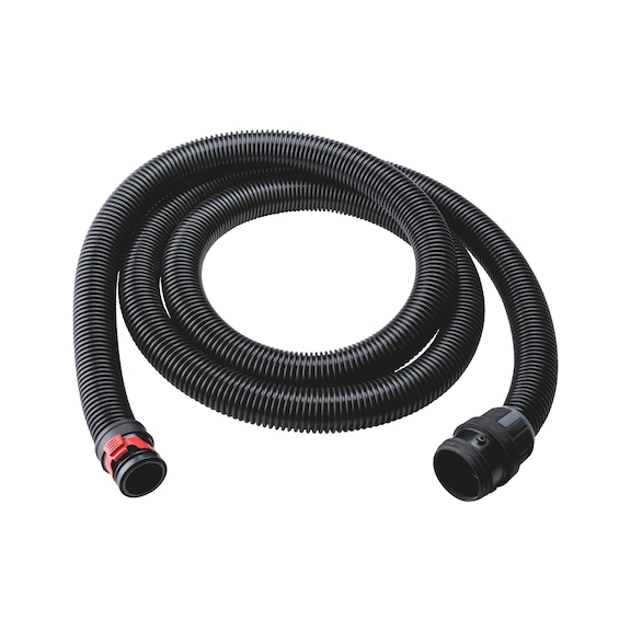 Suction hose, electrically conductive