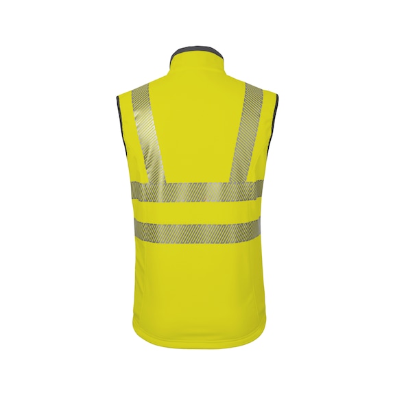 Neon high-visibility vest - HIGH VIS VEST, GUL, STR XL