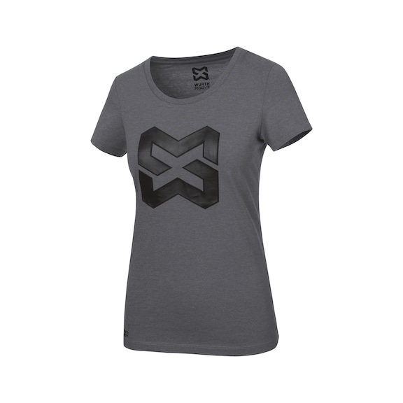 T-shirt de travail pour femmes Logo IV - T-SHIRT LOGO IV FEMME ANTHRACITE M