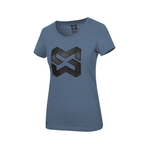 T-shirt de travail pour femmes Logo IV - T-SHIRT LOGO IV FEMME MARINE M