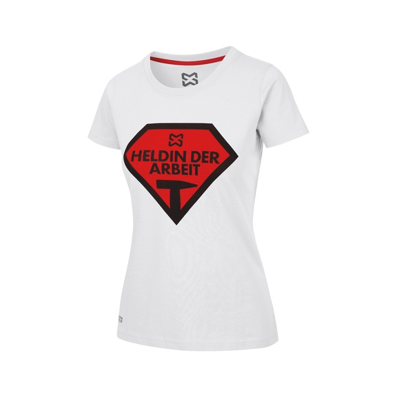 Trade ladies' work T-shirt - T-SHIRT WOMEN HERO WHITE L