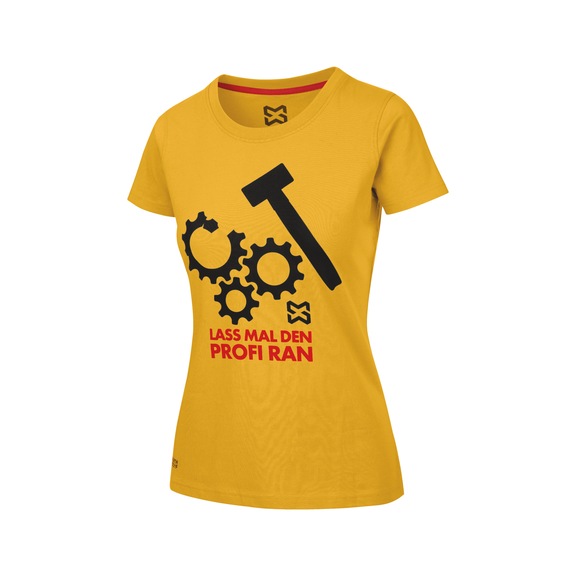 Arbeits T-Shirt Handwerk Damen - T-SHIRT DAMEN PROFI GELB XL
