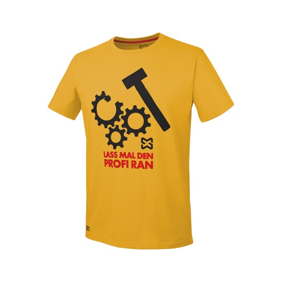 Trade work T-shirt - T-SHIRT MEN PROFI YELLOW L