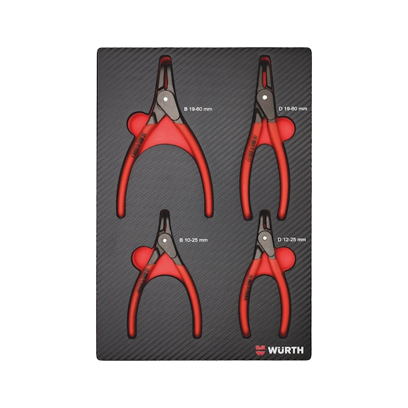 System assortment 4.4.1, circlip pliers Curved - 1