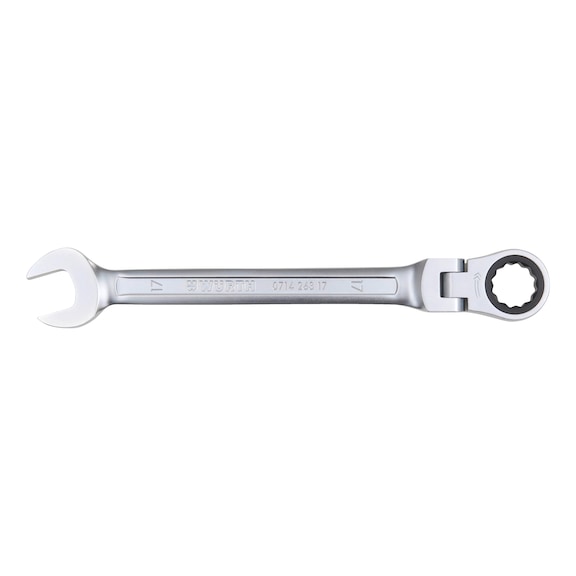 Metric ratchet combination wrench Flexible ratchet head with POWERDRIV<SUP>®</SUP> - RTCHCOMBIWRNCH-FLEXIBLE-WS11