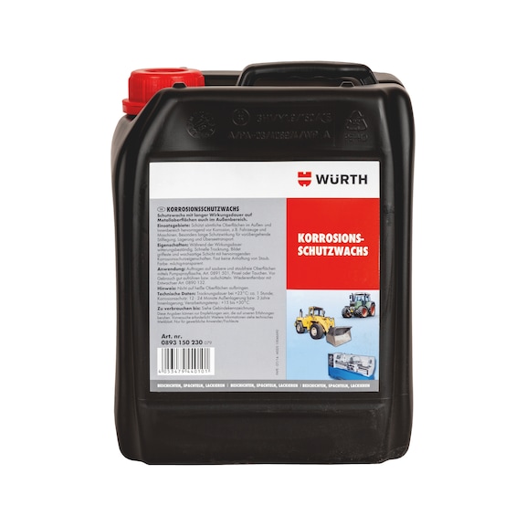Outdoor anti-corrosive wax - CORRPROT-WAX-OUTSIDE-5LTR