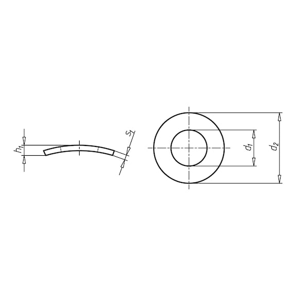 Rondelle oblique élastique - 2