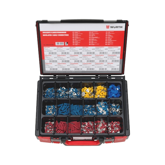 Insulated cable connector assortment