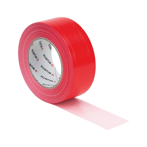 Fabric adhesive tape - ADHTPE-TEXTILREINFD-RED-50MMX50M